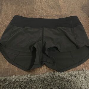 Black Speed Up Low Rise Lululemon